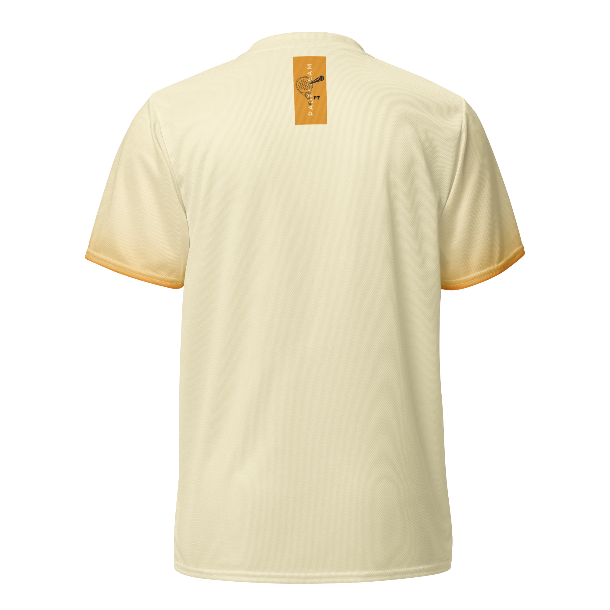 Camiseta Pádel Amarillo Crema