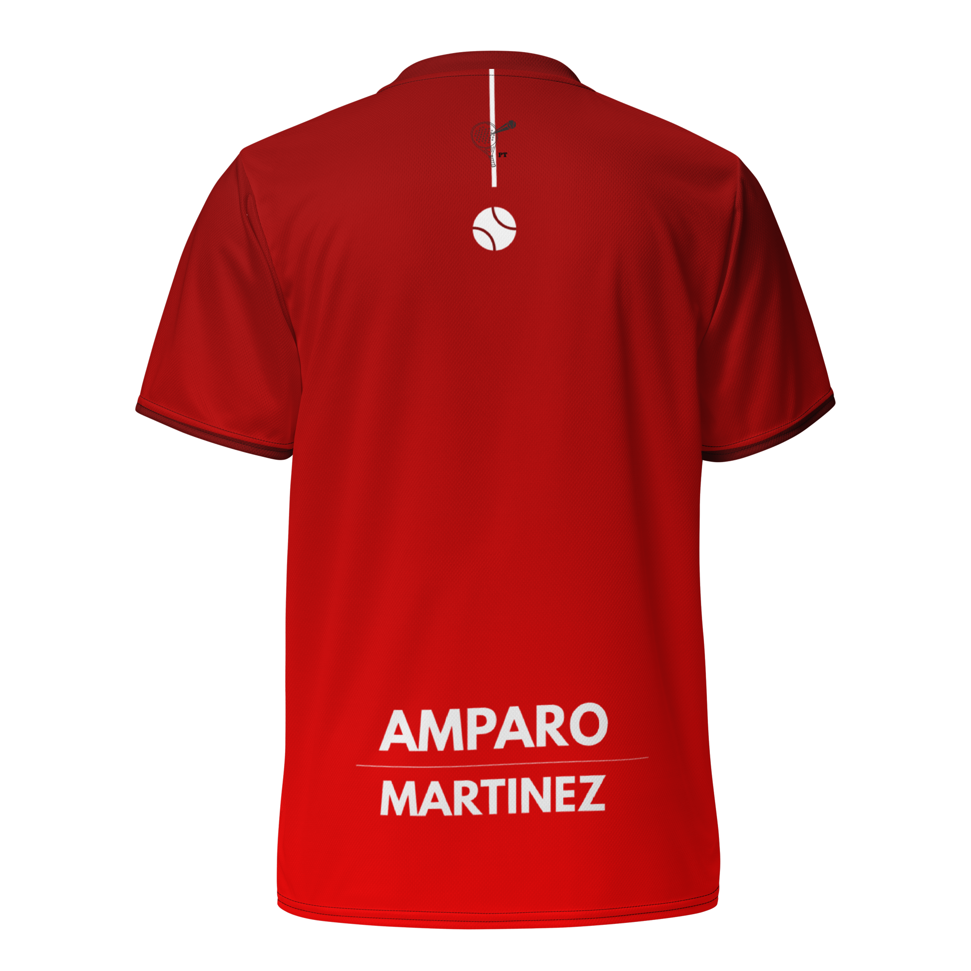 Camiseta Pádel Rojo Pasión
