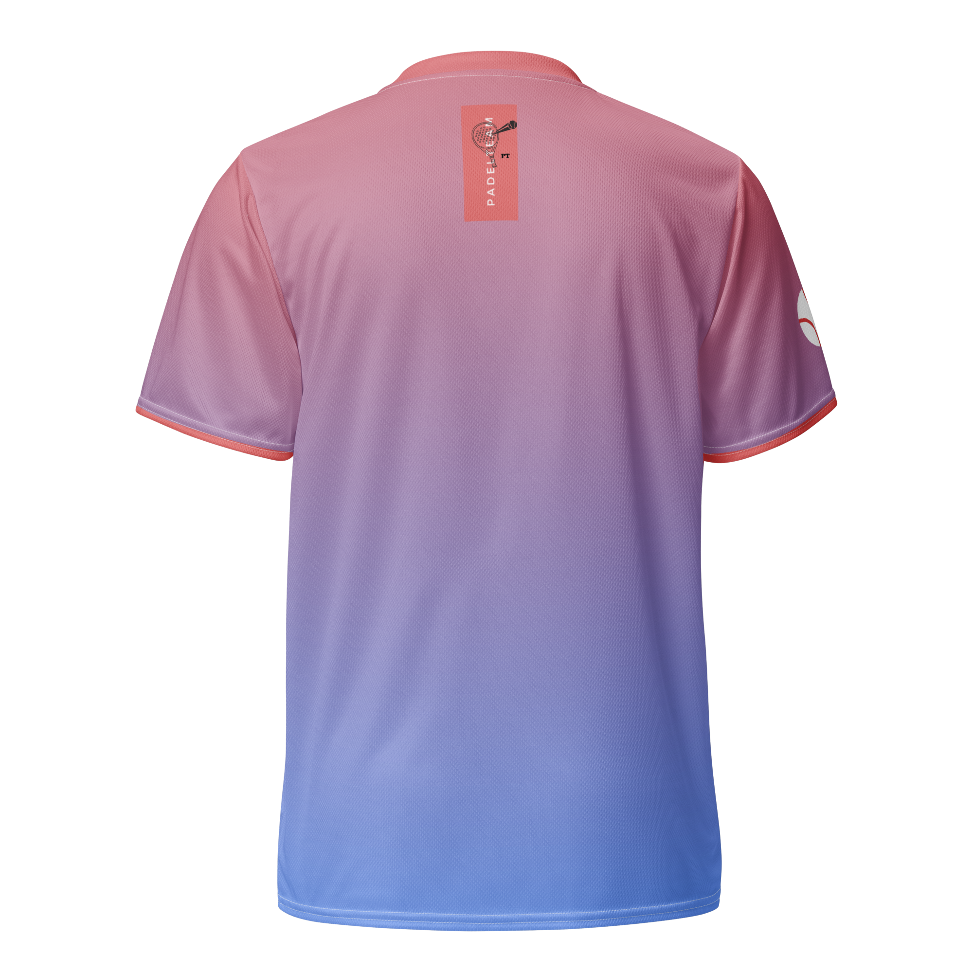 Camiseta Pádel Coral Azul Rosa
