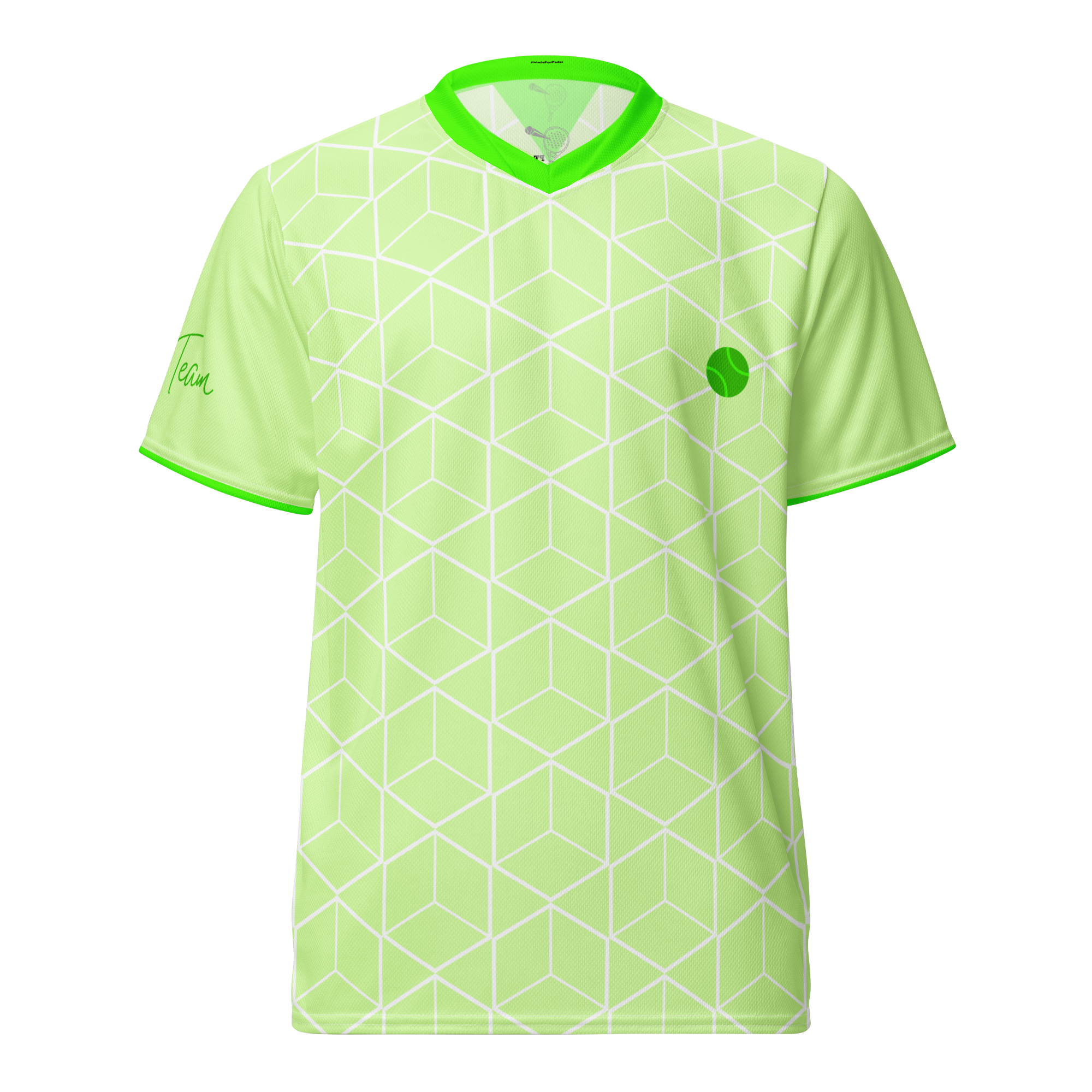 Camiseta Pádel Neón Verde