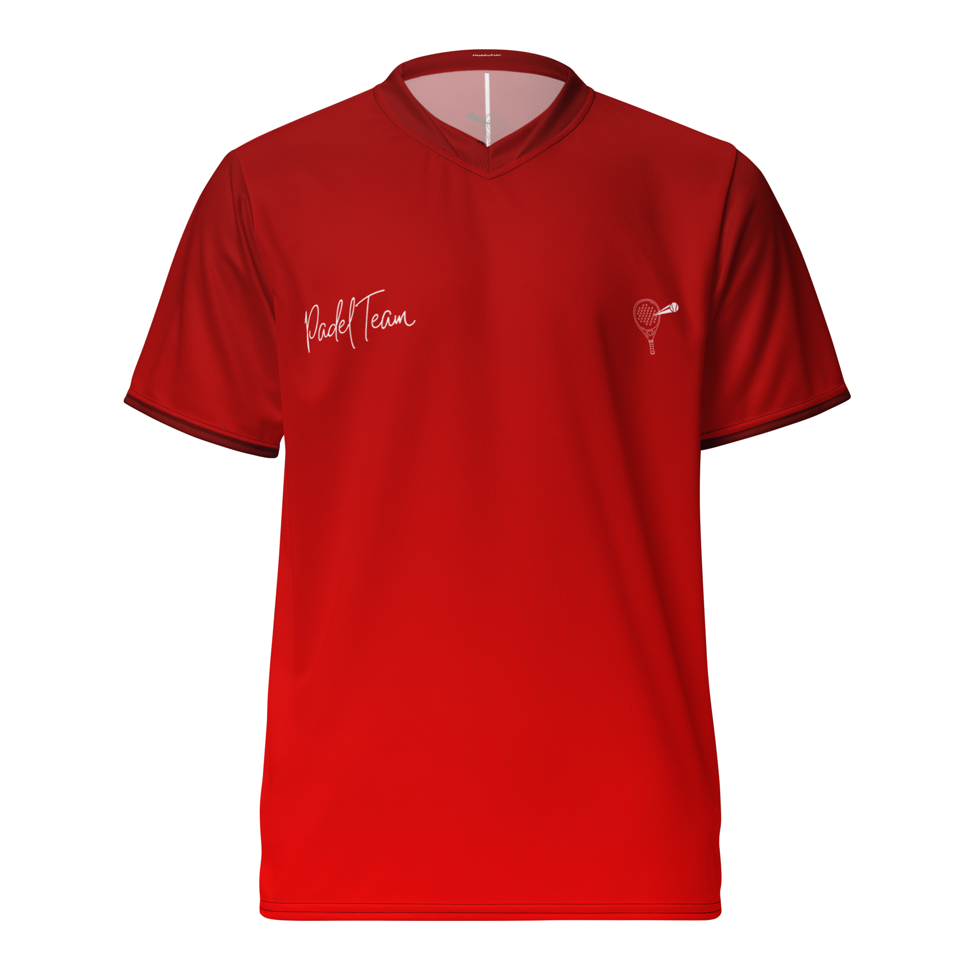 Camiseta Pádel Rojo Pasión