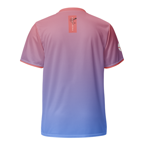Camiseta Pádel Coral Azul Rosa