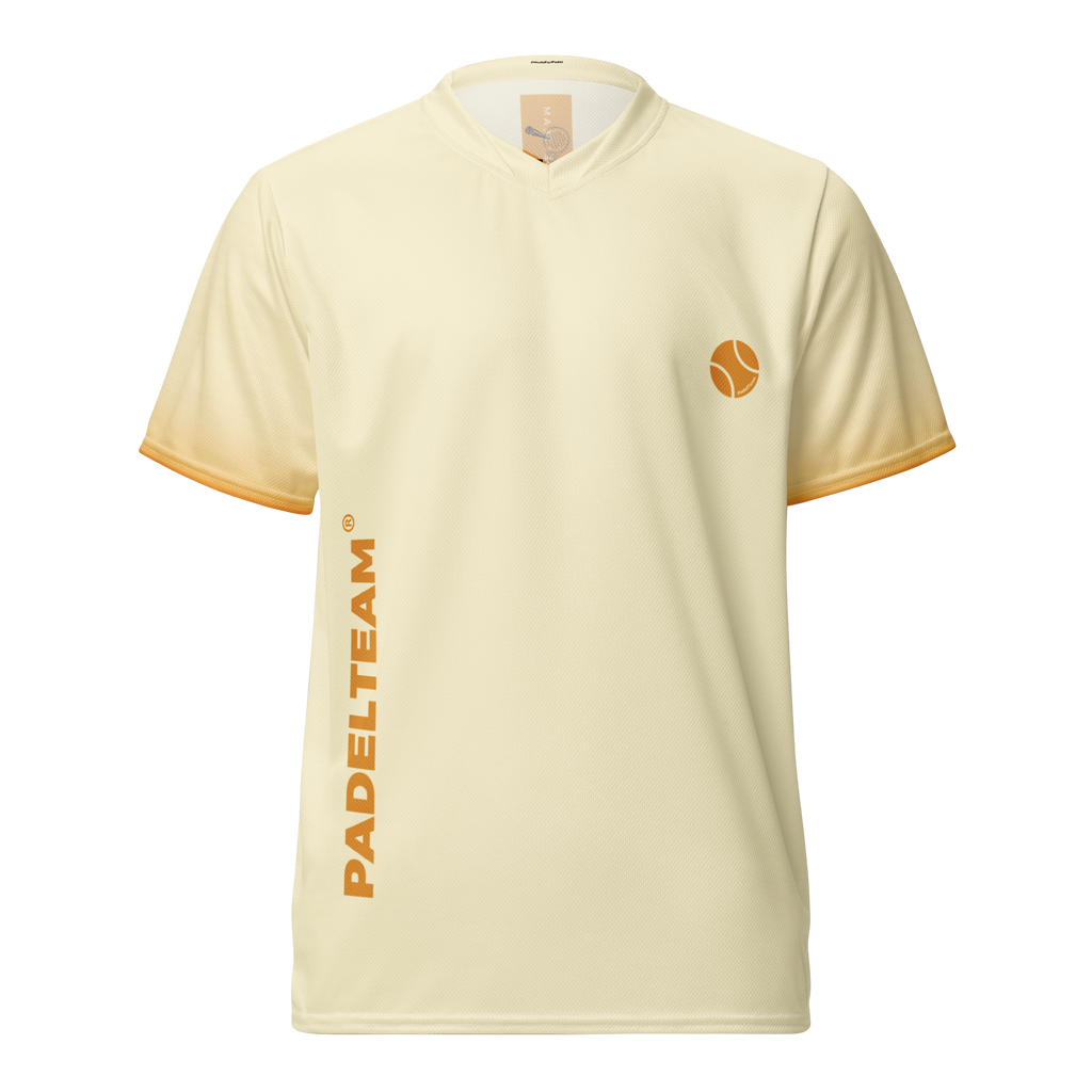 Camiseta Pádel Amarillo Crema