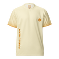 Camiseta Pádel Amarillo Crema